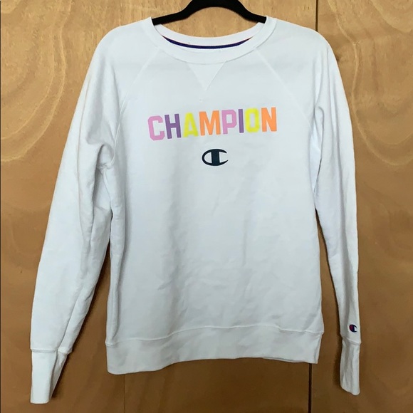 Colorful Champion Crew Neck - Picture 1 of 2